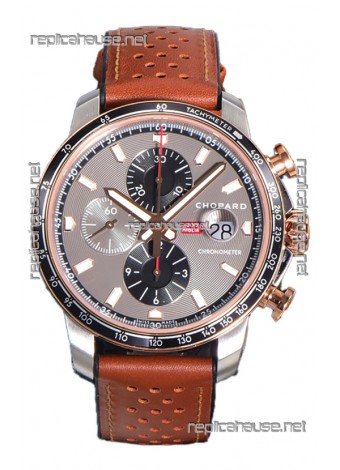 Chopard Mille Miglia GTA Chronograph Two Tone 1:1 Mirror Replica - Grey Dial 