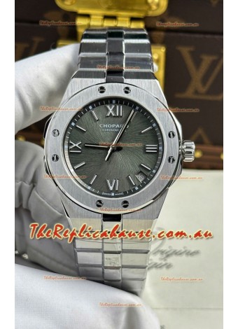 Chopard Alpine Eagle Stainless Steel Grey Dial Super Clone Replica Watch 