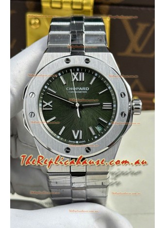Chopard Alpine Eagle Stainless Steel Green Dial Super Clone Replica Watch 