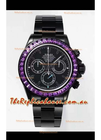 Rolex Daytona Blaken Edition Swiss 1:1 Mirror Replica Cal.4130 Movement PVD Casing