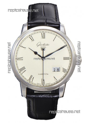 Glashütte Senator Excellence Panorama Date Stainless Steel 1:1 Mirror Replica Watch  