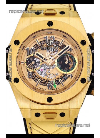 Hublot Big Bang Unico Yellow Magic PVD 1:1 Mirror Edition Swiss Replica Watch
