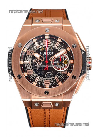 Hublot Big Bang F1 "King Gold" Edition Chronograph Rose Gold Swiss Replica Watch 