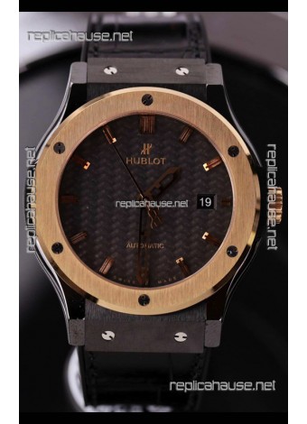 Hublot Classic Fusion Ceramic Casing Rose Gold Bezel Superclone Watch 42MM