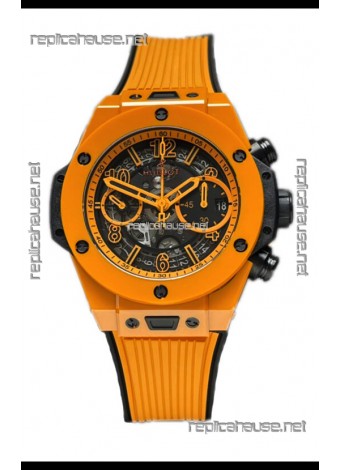 Hublot Spirit of Bang Orange Magic Edition Watch in Ceramic Casing - 42MM Swiss Replica