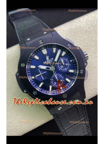Hublot Super Clone Big Bang Edition Watch in Ceramic Casing Blue Dial 1:1 Mirror Replica