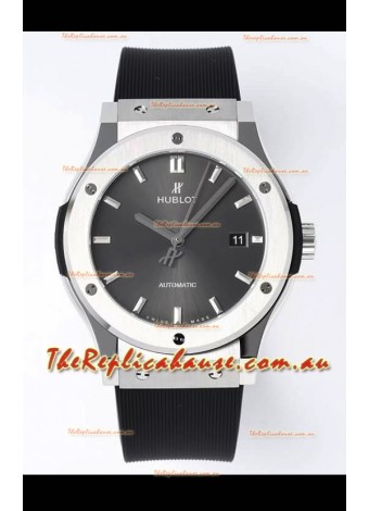 Hublot Classic Fusion Steel Grey Dial 42MM Swiss Replica Watch 1:1 Mirror Quality