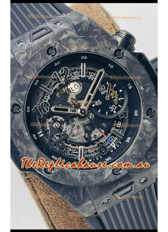 Hublot Big Bang Unico Black Carbon Las Vegas Boutique Edition Swiss Replica Watch 