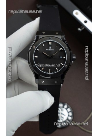Hublot Classic Fusion Ceramic Casing Black Dial Super Clone Swiss Replica 42MM