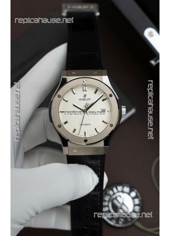 Hublot Super Clone Classic Fusion Titanium White Dial 42MM Watch