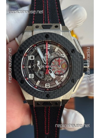 Hublot Big Bang Super Clone Ferrari Titanium Edition in Ceramic Casing