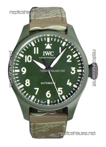 IWC Big Pilot's Top Gun Woodland Edition 43MM Ceramic Casing Swiss Replica Watch 