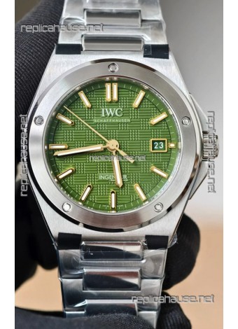 IWC Super Clone Ingenieur IW3289 Green Dial Swiss Replica Watch 