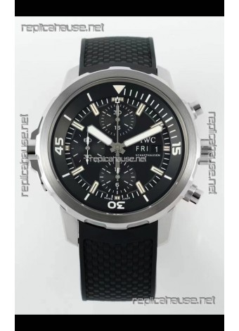 IWC Super Clone Aquatimer Chronograph IW376804 Swiss Replica Black Dial