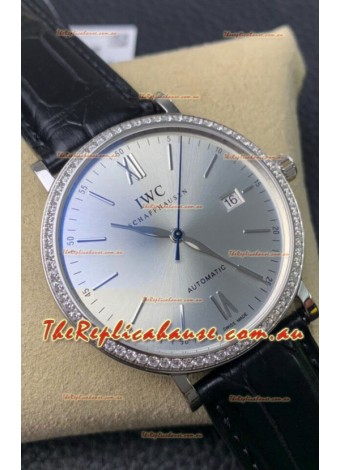 IWC Portofino Automatic 1:1 Mirror Quality Steel Dial 904L Steel Casing Swiss Replica Watch