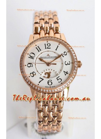 Jaeger-LeCoultre Rendez-Vous Steel Night & Day 1:1 Mirror Rose Gold Watch