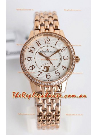 Jaeger-LeCoultre Rendez-Vous Steel Night & Day 1:1 Mirror Rose Gold Watch