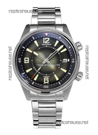 Jaeger LeCoultre Polaris Date Green Dial Steel Strap 1:1 Mirror Replica Watch 42MM
