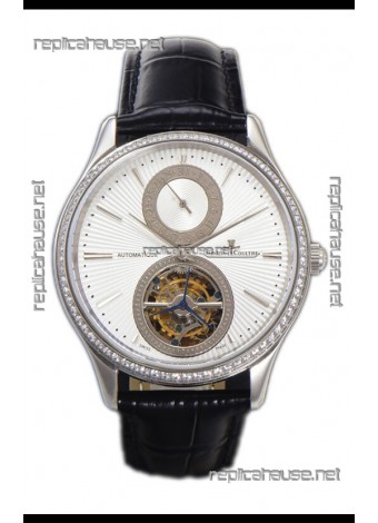 Jaeger LeCoultre Master Ultra-Thin Tourbillon White Dial Stainless Steel Casing