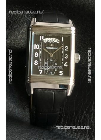 Jaeger-LeCoultre Reverso Super Clone Black Dial Swiss Replica Watch 