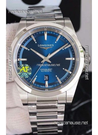 Longines Conquest Automatic Blue Dial Automatic Watch in Steel Casing