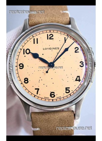 Longines Heritage Military Stainless Steel Watch in Swiss Automatic Movement 