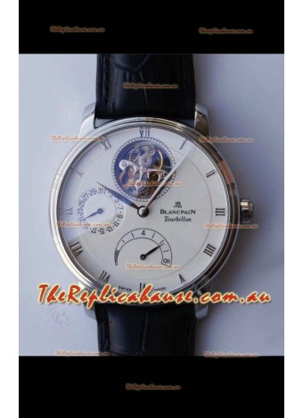 Blancpain Villeret 8 Jours Tourbillon Swiss Edition 1:1 Mirror Replica Watch - White Dial 