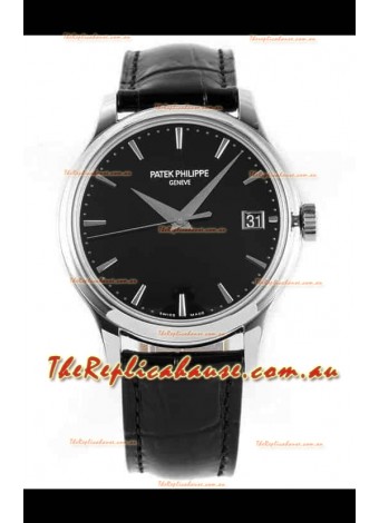 Patek Philippe #Ref 5227G in Black Dial 1:1 Mirror Replica 904L Steel Swiss Watch