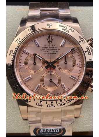 Rolex Cosmograph Daytona M116505 Rose Gold Original Cal.4130 Movement - 904L Steel Watch