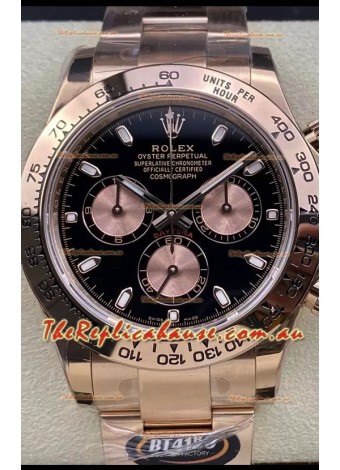 Rolex Cosmograph Daytona M116505 Rose Gold Original Cal.4130 Movement - 904L Steel Watch