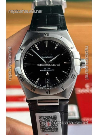 Omega Co-Axial Constellation 39MM 904L Steel Black Dial 1:1 Mirror Replica Watch
