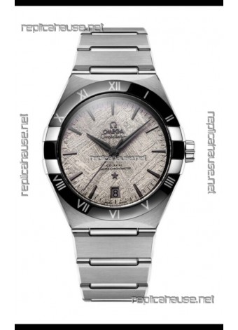 Omega Co-Axial Constellation Stainless Steel Meteorite Dial 1:1 Mirror Replica 41MM