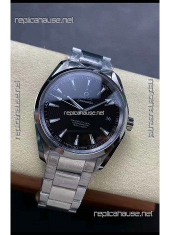 Omega Aqua Terra 150M Black Dial 904L Steel Casing Steel Hands 1:1 Mirror Replica 41MM 