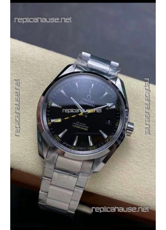 Omega Aqua Terra 150M Black Dial 904L Steel Casing Colored Hand 1:1 Mirror Replica 41MM 