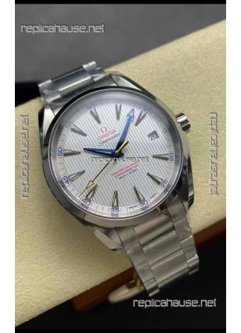Omega Aqua Terra 150M White Dial 904L Steel Casing 1:1 Mirror Replica 41MM 