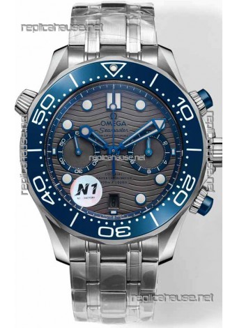 Omega Seamaster Co-Axial Master Chronograph Stainless Steel Grey Dial 44MM 1:1 Mirror Replica