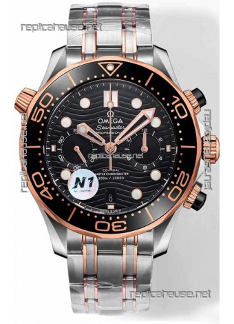 Omega Seamaster Co-Axial Master Chronograph Two Tone Steel Strap 44MM 1:1 Mirror Replica