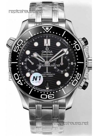 Omega Seamaster Co-Axial Master Chronograph Stainless Steel Casing and Strap 44MM 1:1 Mirror Replica