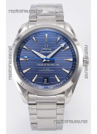 Omega Aqua Terra 150M Blue Dial 904L Steel Casing 1:1 Mirror Replica 41MM 