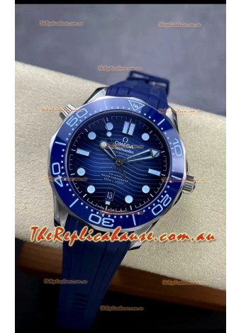 Omega Seamaster 300M Summer Blue Swiss 904L Steel 1:1 Mirror Replica Watch
