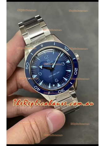 Omega Seamaster 300 "Summer Blue" 1:1 Mirror Swiss Replica Watch
