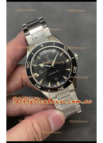 Omega Seamaster 300 Black Dial  1:1 Mirror Swiss Replica Watch