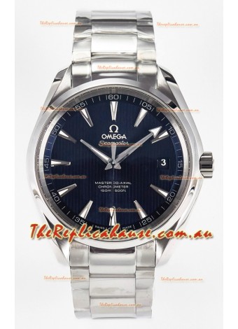 Omega Aqua Terra Super Clone 150M Blue Dial 904L Steel Casing 41MM Watch 