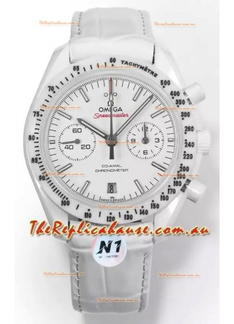 Omega Speedmaster Super Clone White Side of the Moon Ceramic Casing Watch 
