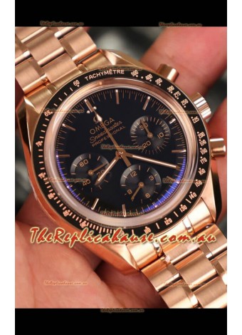 Omega Speedmaster Professional Moonwatch Rose Gold Swiss Replica