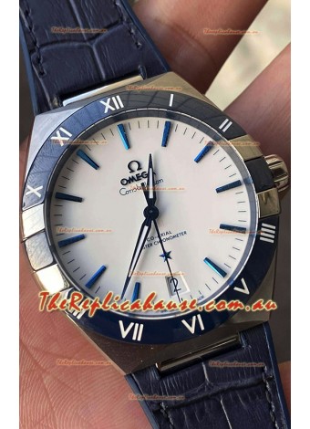 Omega Co-Axial Constellation 41MM 904L Steel White Dial 1:1 Mirror Replica Watch