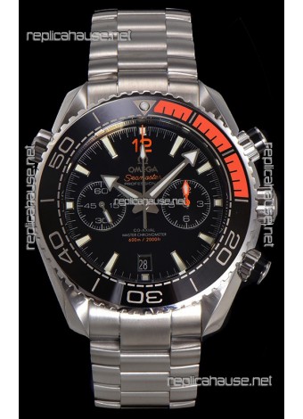Omega Super Clone Planet Ocean 600M Chronograph 904L Steel Replica Watch 