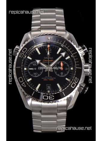Omega Super Clone Planet Ocean 600M Chronograph 904L Steel Replica Watch 