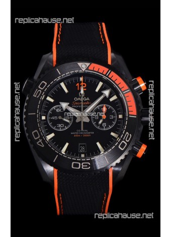 Omega Super Clone Planet Ocean 600M Chronograph Black Ceramic Replica Watch