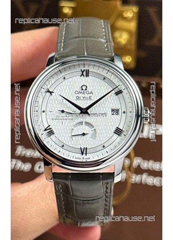 Omega De Ville Prestige Super Clone Power Reserve 904L Steel Replica Watch